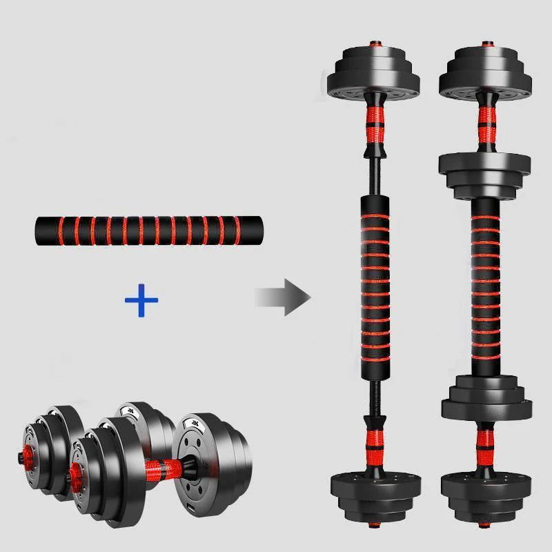 Adjustable dumbbell set