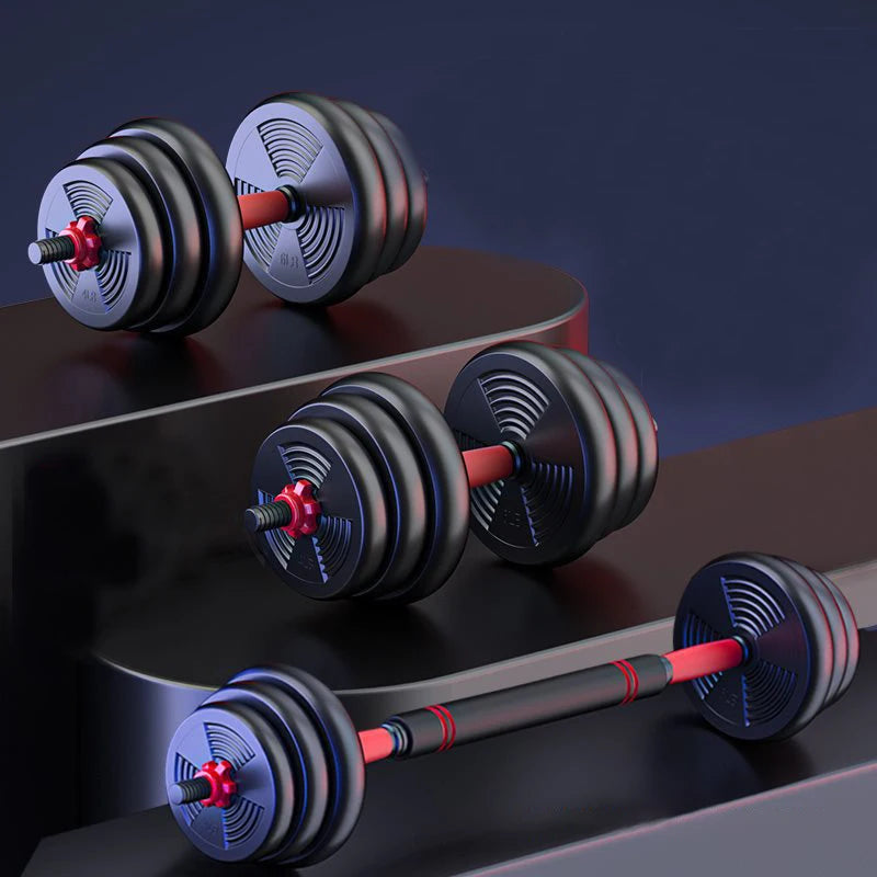 Adjustable dumbbell set