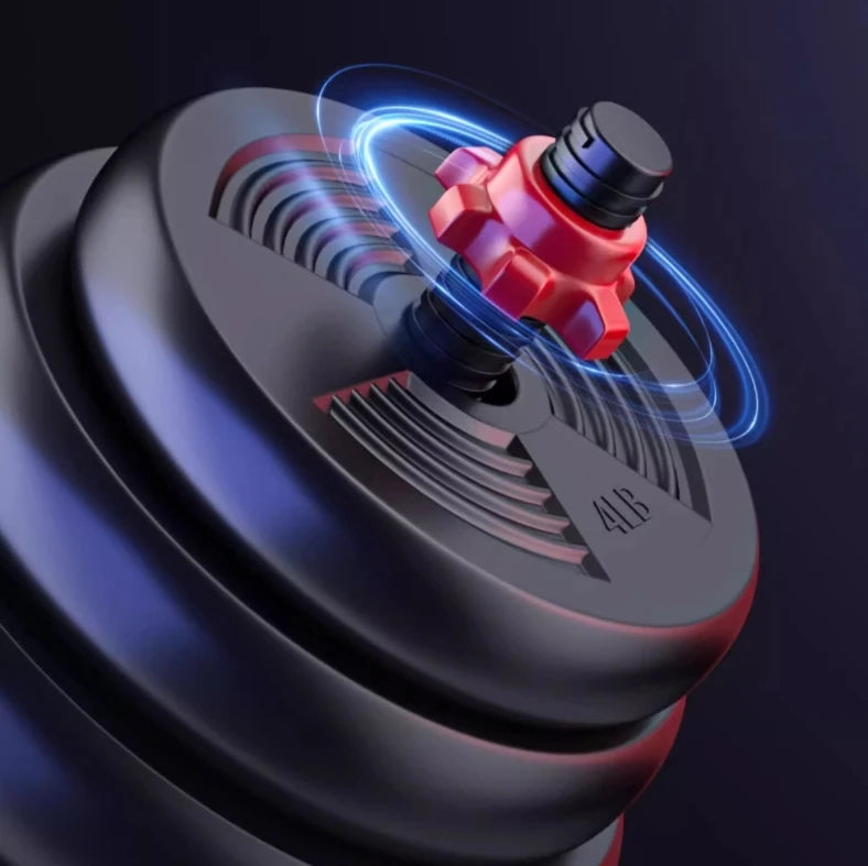 Adjustable dumbbell set