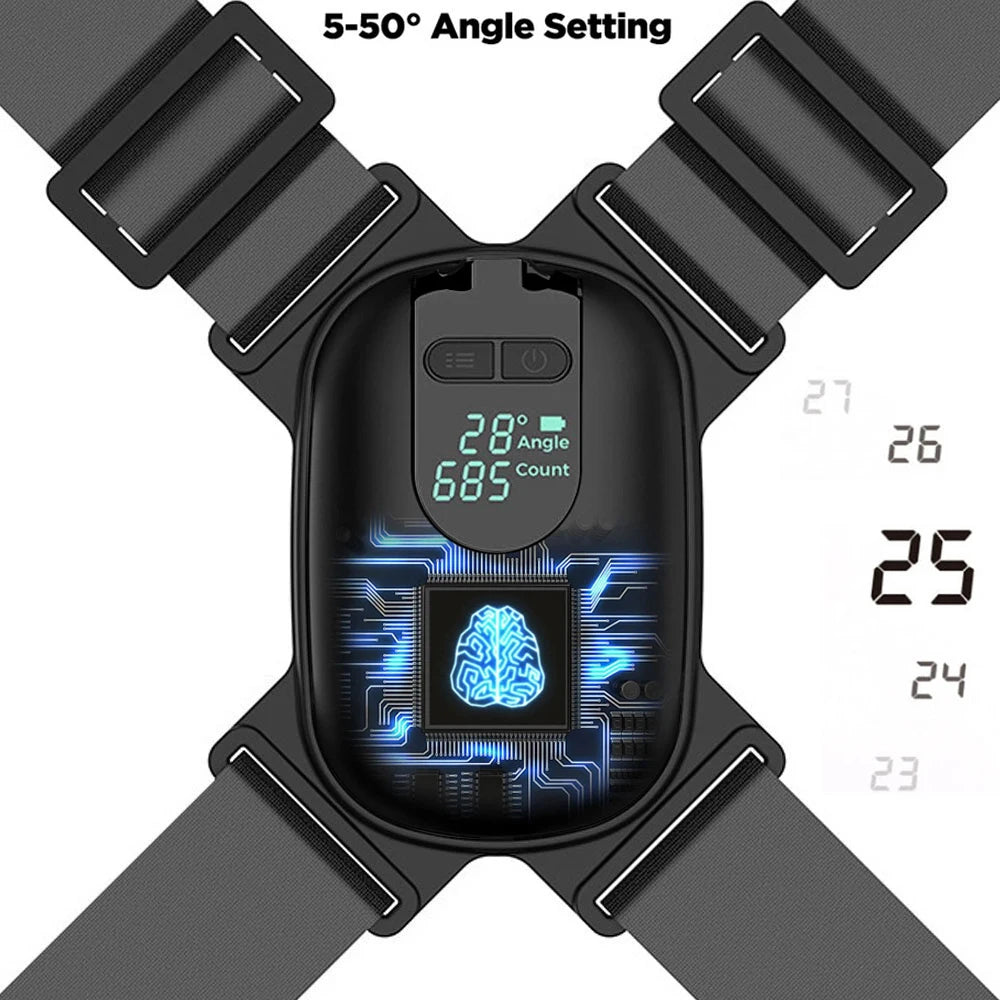 Smart Posture Corrector with LED Feedback