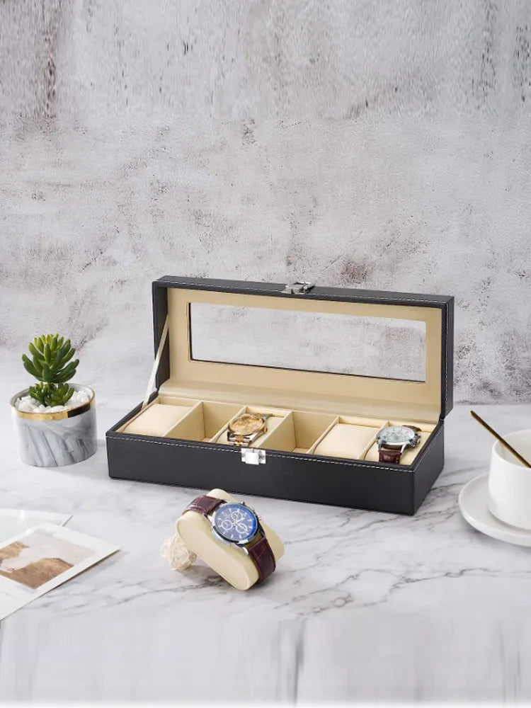 Luxury Leather Watch Case