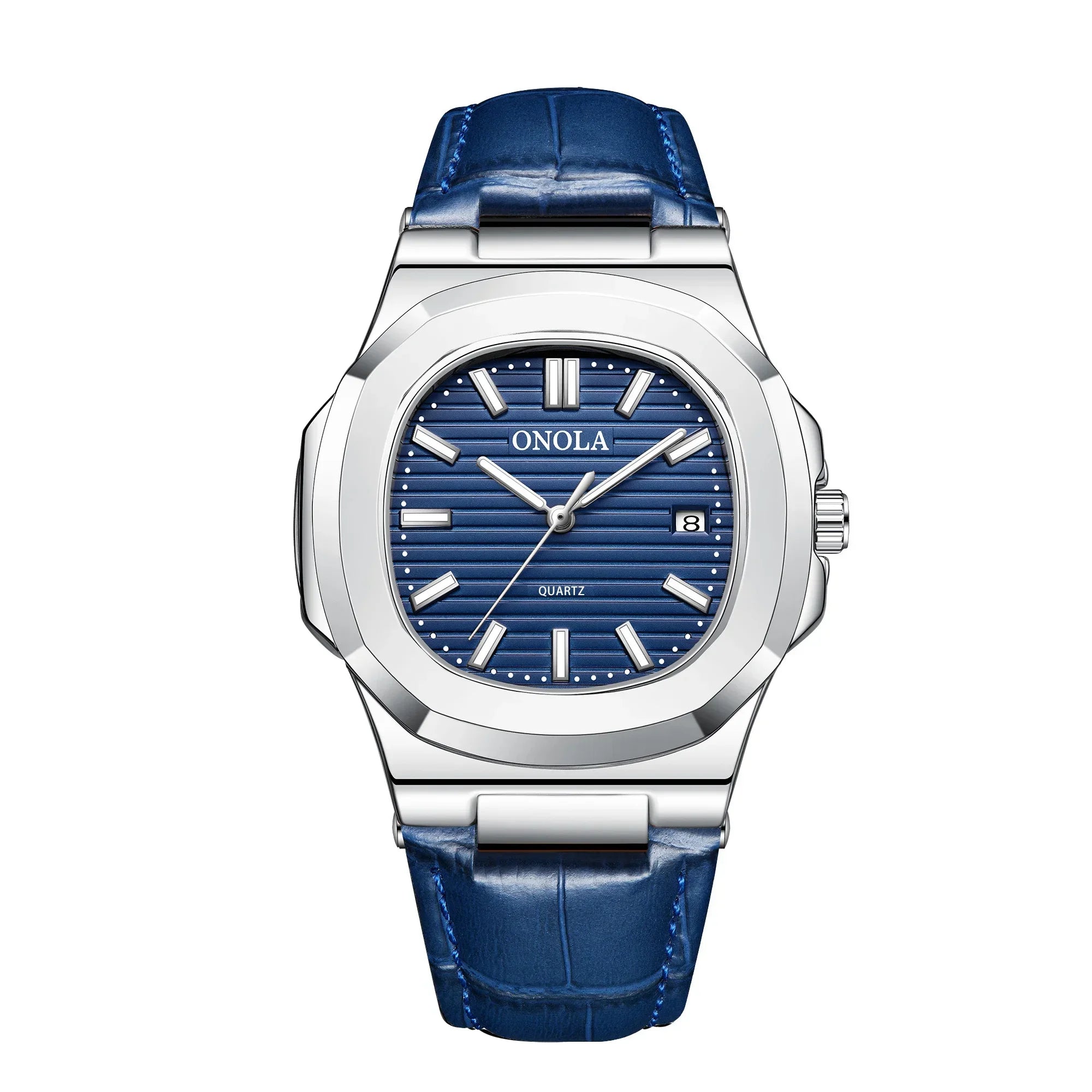 Men's Business Leather Waterproof Watch