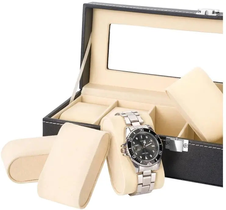 Luxury Leather Watch Case