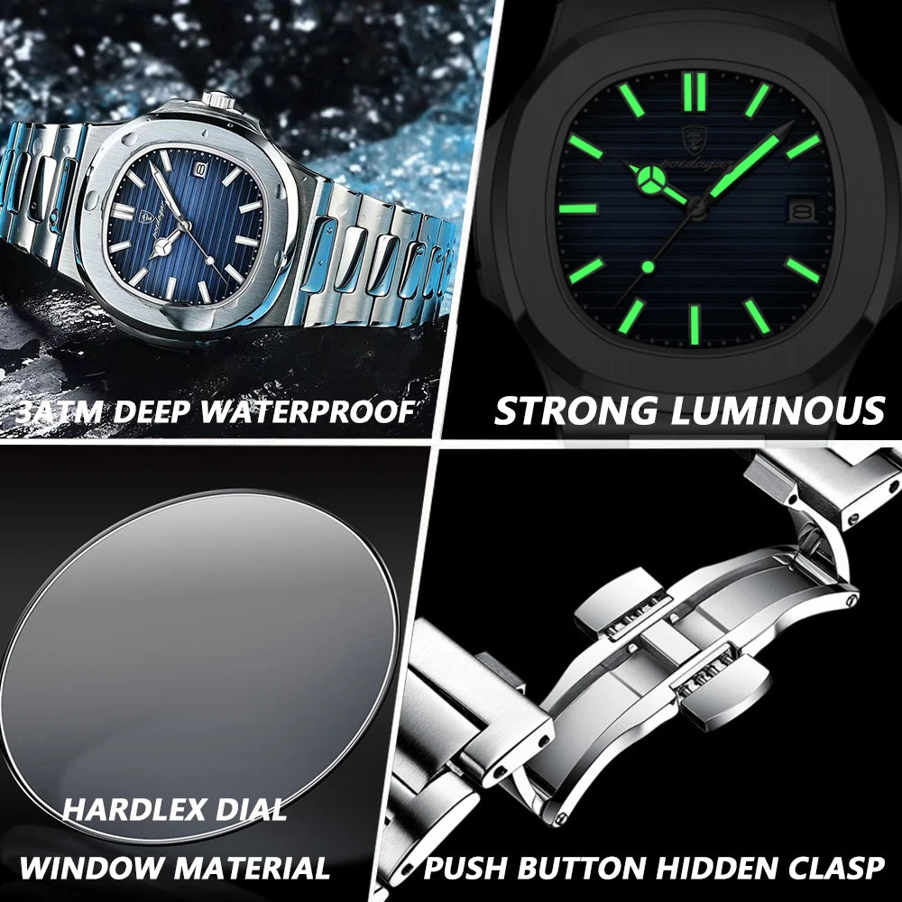 Men's  Luxury Waterproof Wristwatch