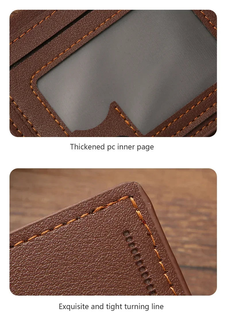 Men's Leather Wallets with RFID protection