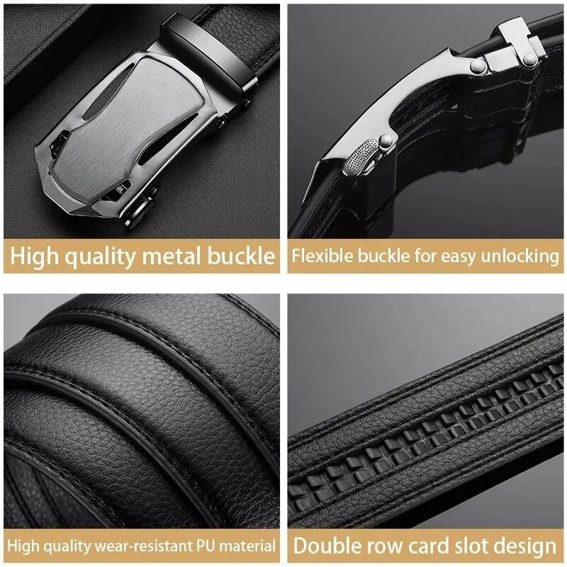 Men’s Luxury PU Leather Belt