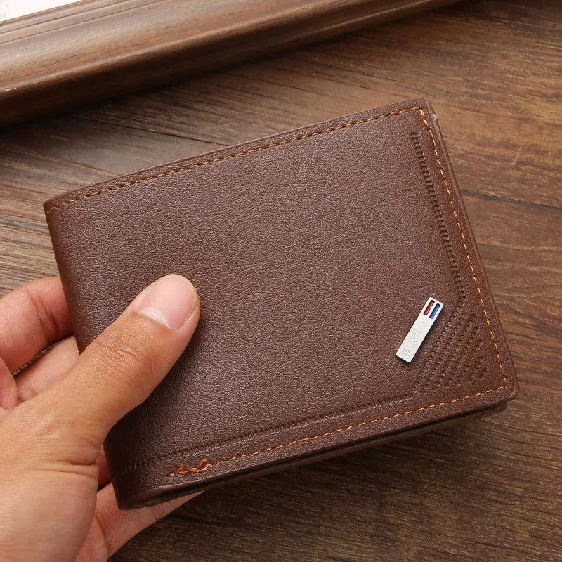 Men's Leather Wallets with RFID protection