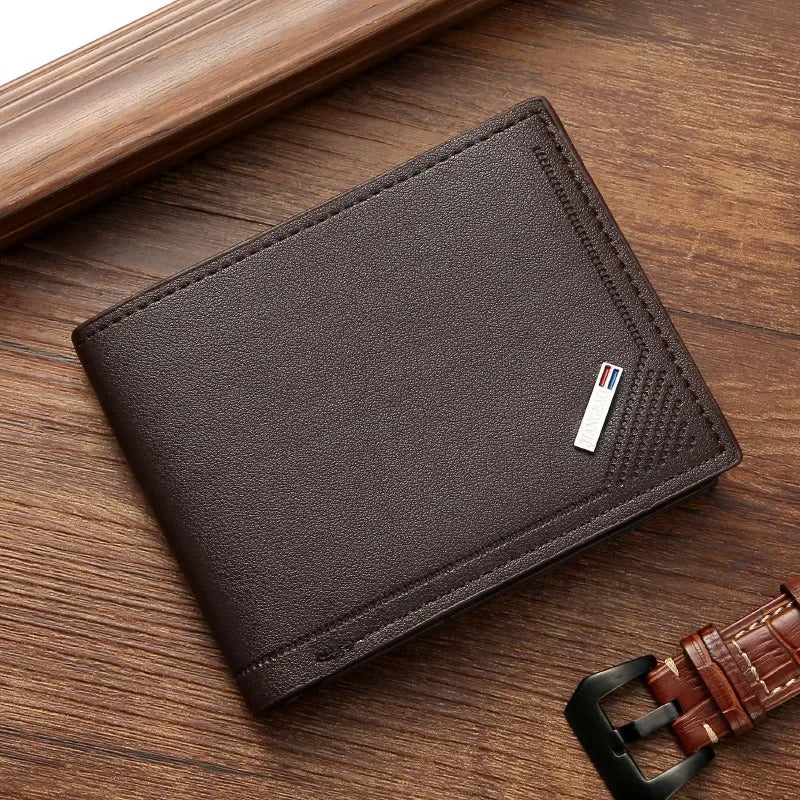 Men's Leather Wallets with RFID protection