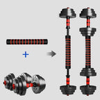 Adjustable dumbbell set