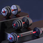 Adjustable dumbbell set