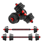 Adjustable dumbbell set