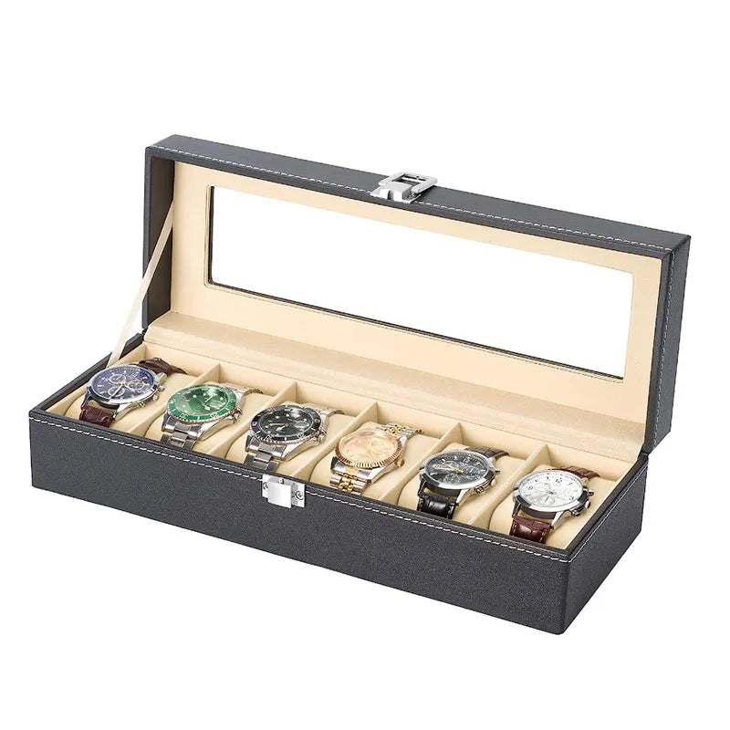 Luxury Leather Watch Case
