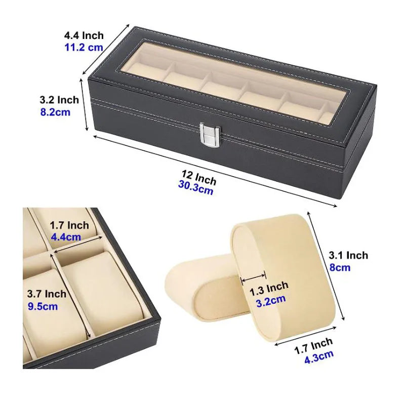 Luxury Leather Watch Case