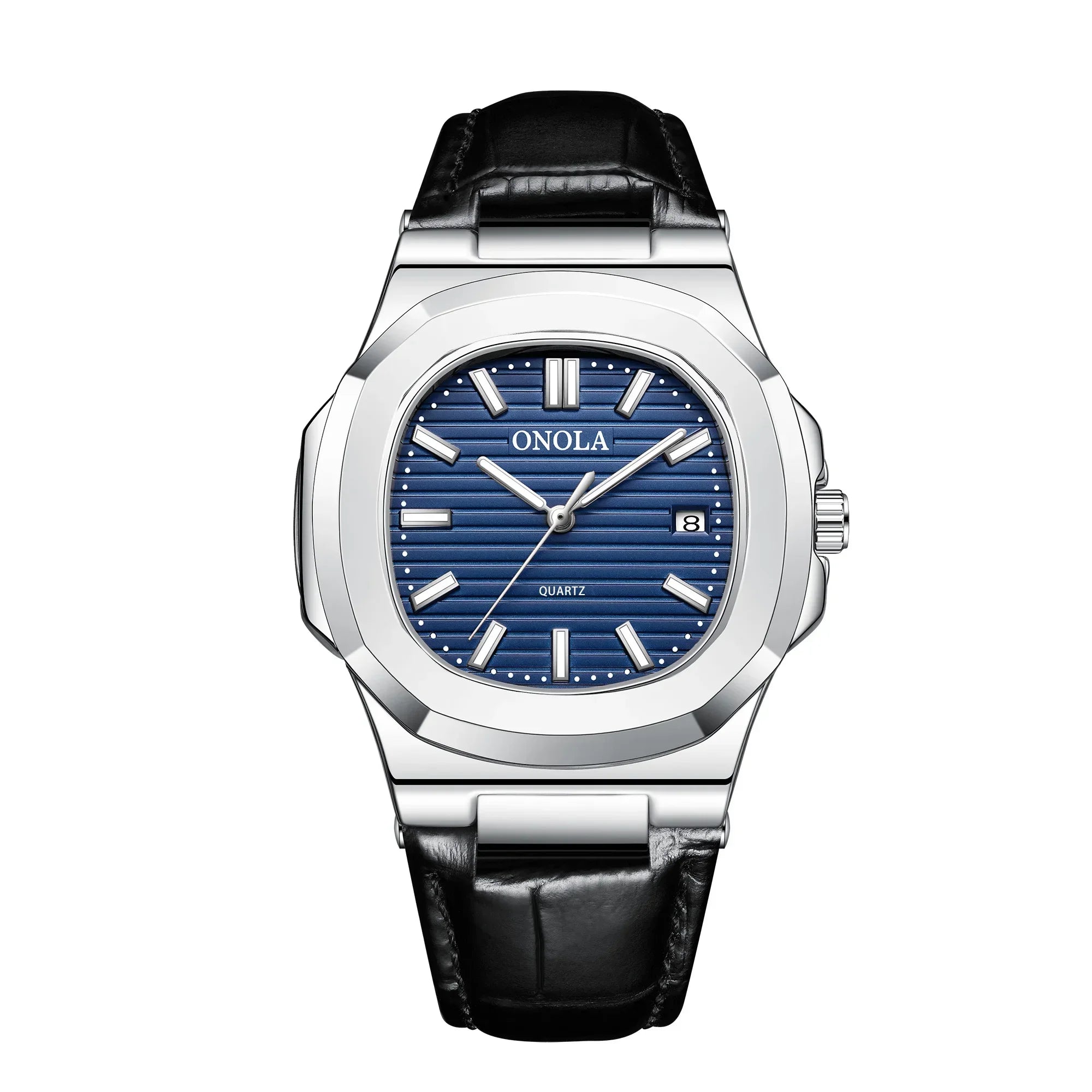Men's Business Leather Waterproof Watch