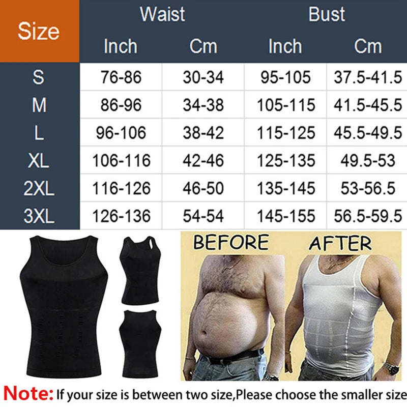 Men’s Compression Shapewear Undershirt
