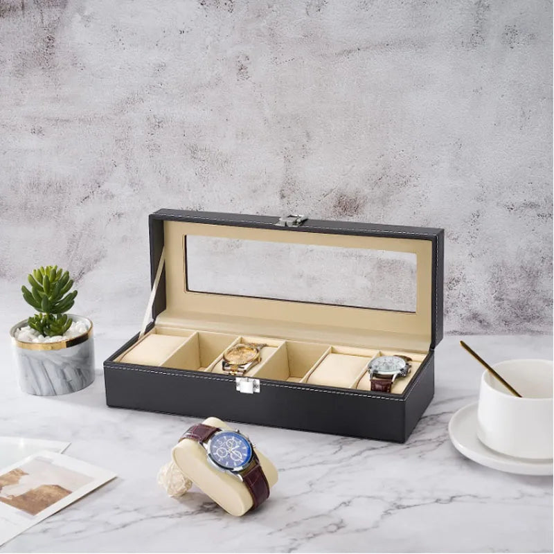 Luxury Leather Watch Case