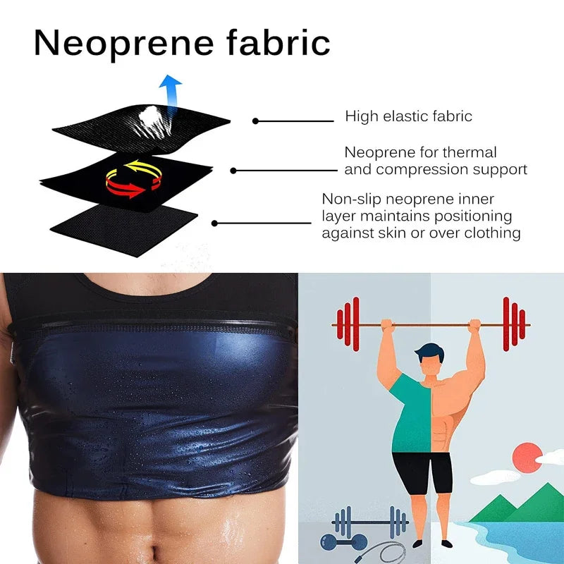 Men’s Sauna Waist Trainer Vest