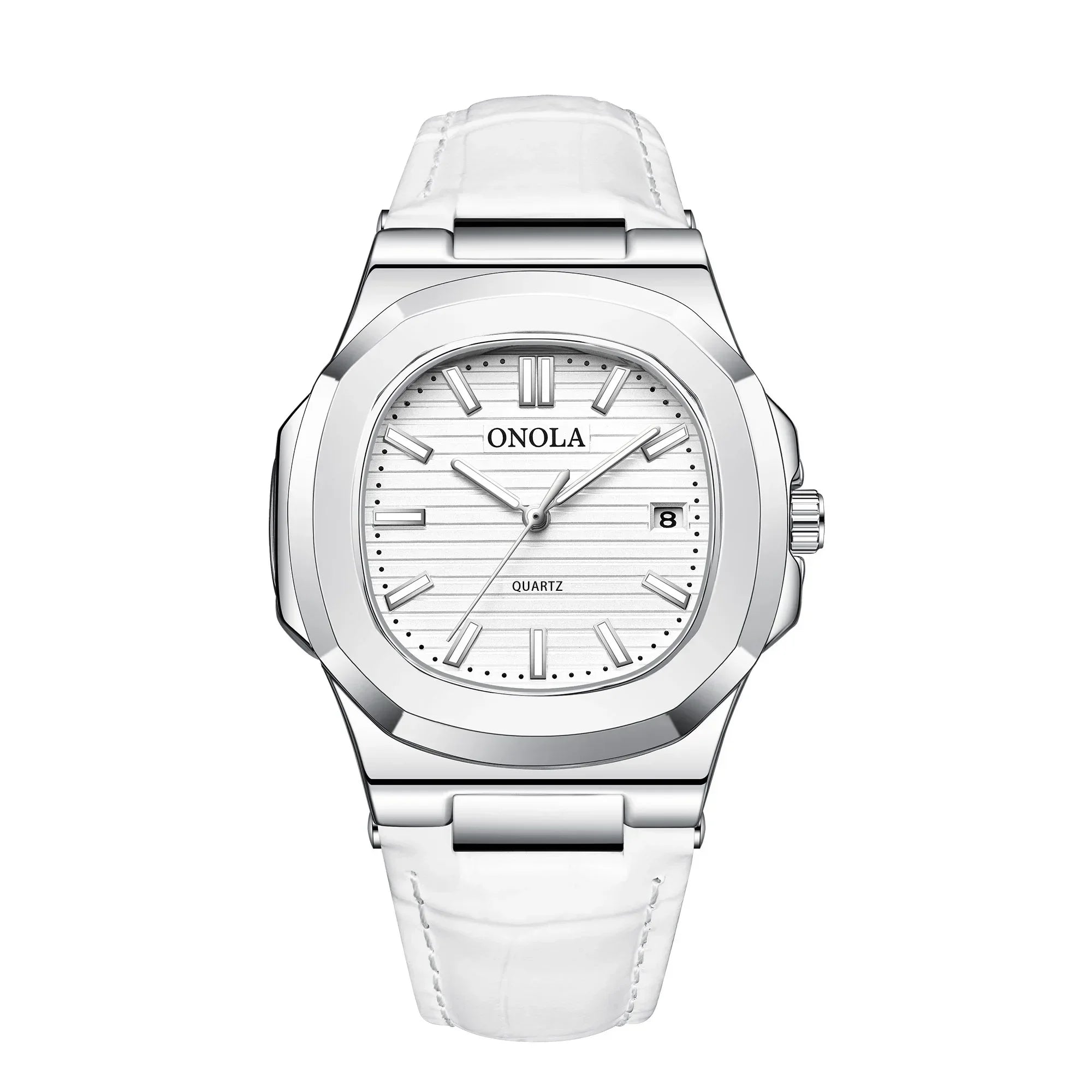 Men's Business Leather Waterproof Watch